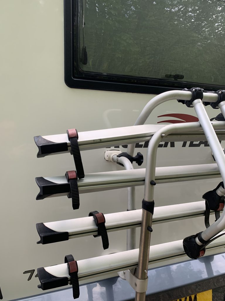 damaged bike rack