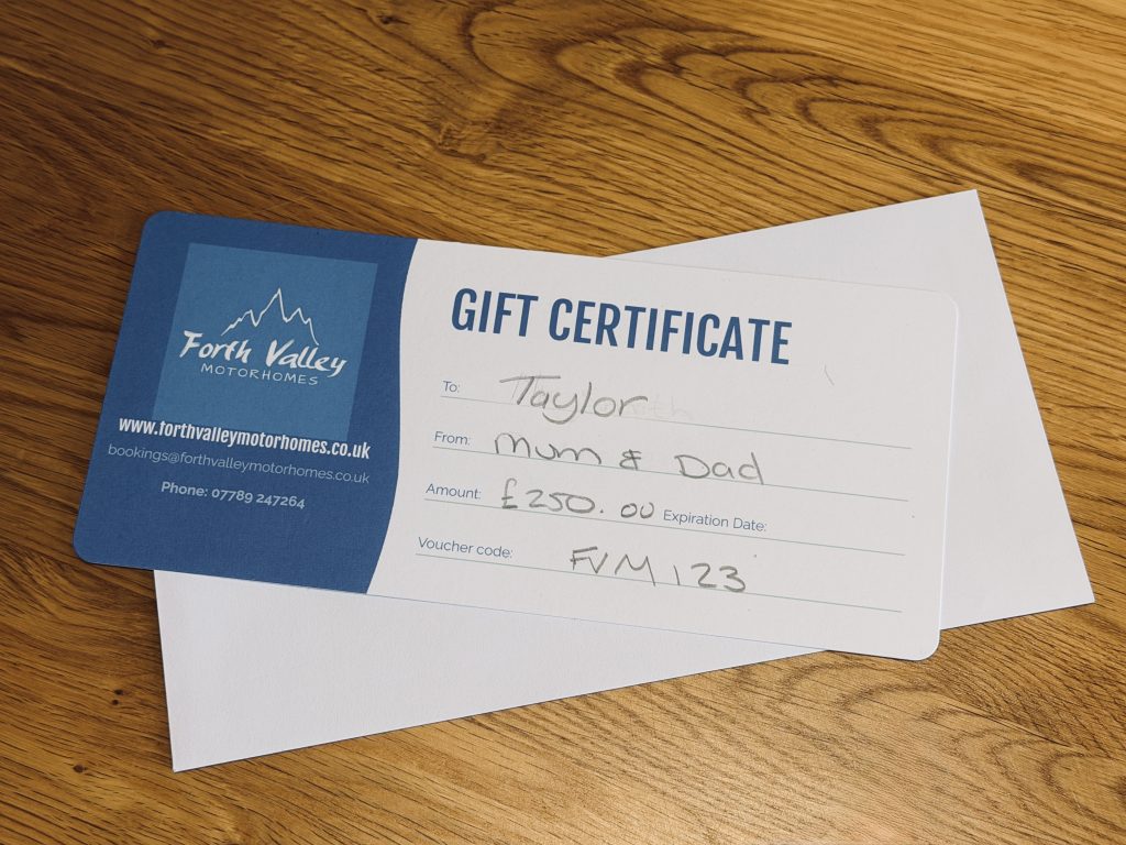 gift certificate