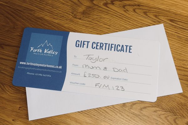 gift certificate